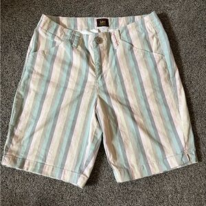 Lee Multicolor Striped Shorts
